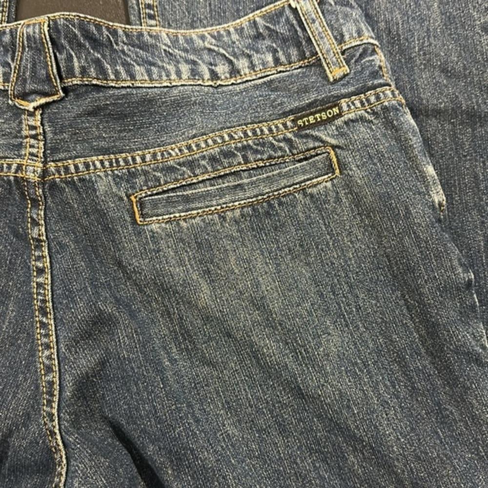 Stetson Women's Dark Blue Denim Wide Leg Jeans
